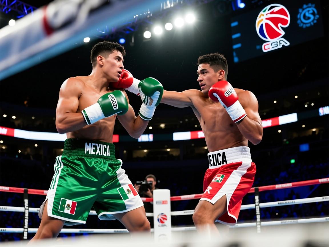 墨西哥选手在拳击比赛中表现出色