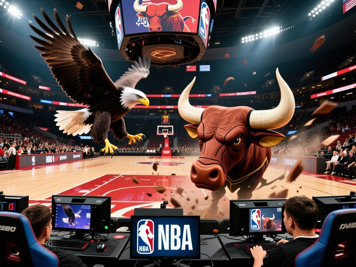 老鹰主场掀翻公牛,迎来胜利 第3张