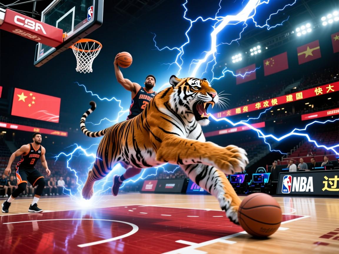 闪电穿梭！晒华大虎建国快攻极限过人上篮  第4张